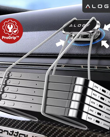 Alogy magnetinis automobilinis telefono laikiklis su MagSafe funkcija prietaisų skydeliui