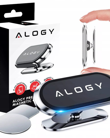 Alogy magnetinis automobilinis telefono laikiklis su MagSafe funkcija prietaisų skydeliui