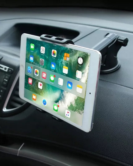 Automobilinis planšetės laikiklis ant stiklo ar prietaisų skydelio 7-11 colių