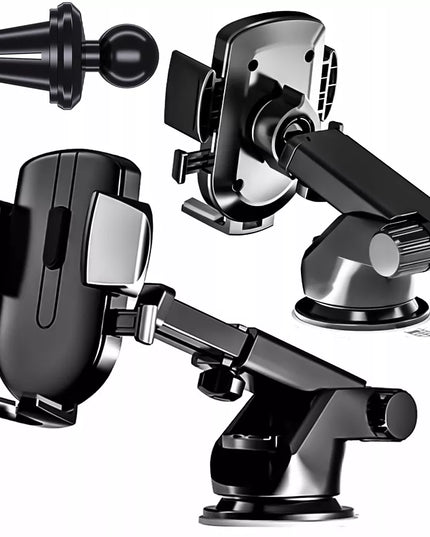 Automobilinis telefono laikiklis ant stiklo ir prietaisų skydelio Alogy