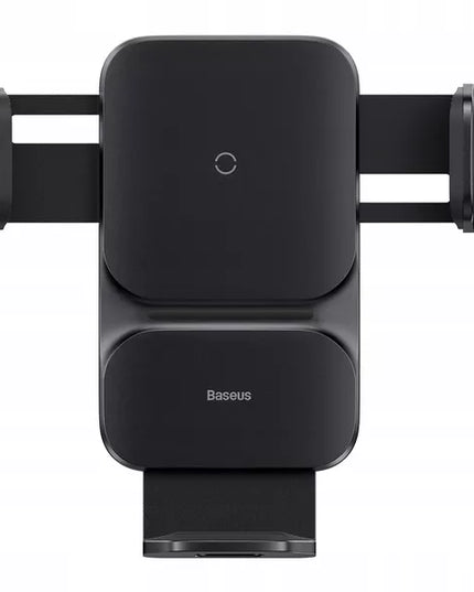 Automobilinis telefono laikiklis su greitojo įkrovimo funkcija BASEUS Qi 15W