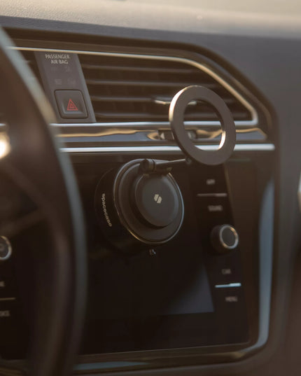Automobilinis telefono laikiklis su siurbtuku, automatinis, skirtas „MagSafe“, montuojamas ant stiklo