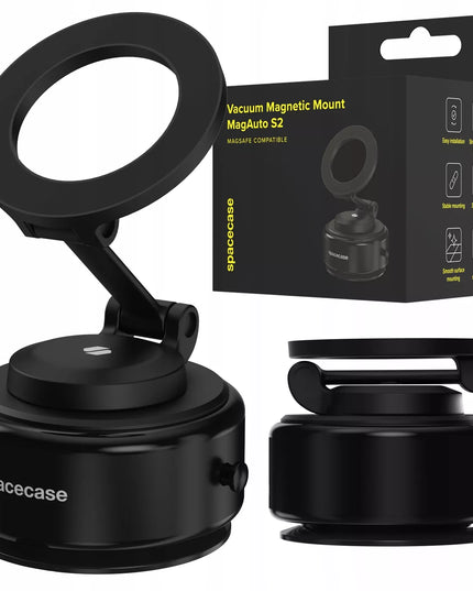 Automobilinis telefono laikiklis su siurbtuku, automatinis, skirtas „MagSafe“, montuojamas ant stiklo