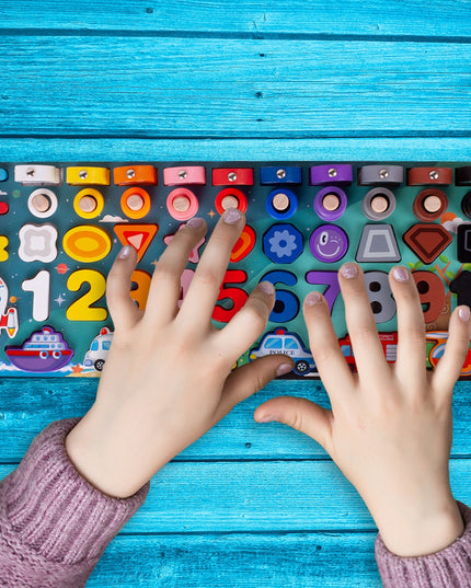 MEDINIS MONTESSORI ŽAIDIMAS-DĖLIONĖ: ŽUVYČIŲ GAUDYMAS, SKAIČIAI, FIGŪROS, TRANSPORTO PRIEMONĖS