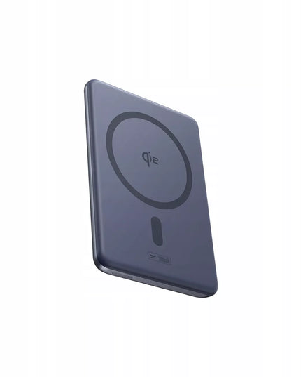 Itin plonas „Baseus“ magnetinis „MagSafe“ indukcinis „powerbank“ 5000 mAh 20 W su atrama