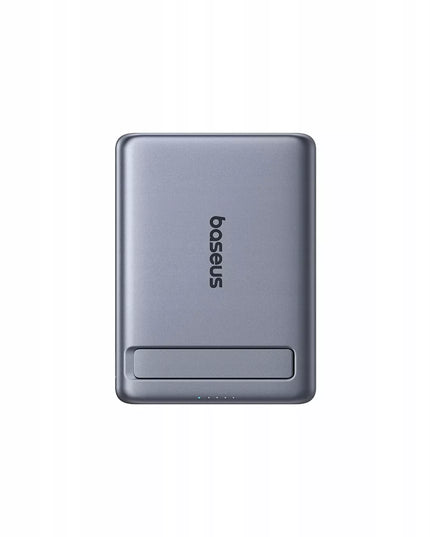 Itin plonas „Baseus“ magnetinis „MagSafe“ indukcinis „powerbank“ 5000 mAh 20 W su atrama