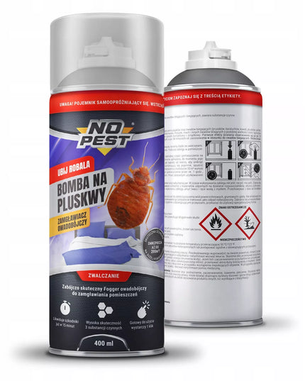 ULTRABAI STIPRUS AEROSOLINIS FOGGERIS NUO BLAKIŲ IR TARAKONŲ, 400ML, 2 VNT.