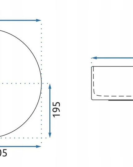 Stalviršinis praustuvas, didelis, ovalus, REA NADIA MARRONE, akmens, smėlio spalvos, 60 cm