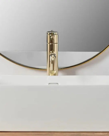 Stačiakampis stalviršio praustuvas REA BERTA baltas, aukštas, gilus 30,5x48,5 cm