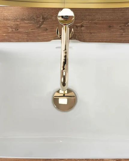 Stačiakampis stalviršio praustuvas REA BERTA baltas, aukštas, gilus 30,5x48,5 cm