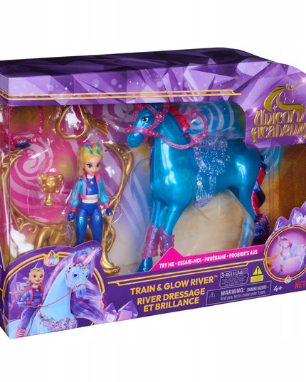 „Unicorn Academy“ vienaragių akademijos figūrėlių rinkinys „Isabel“ ir švytintis „River“
