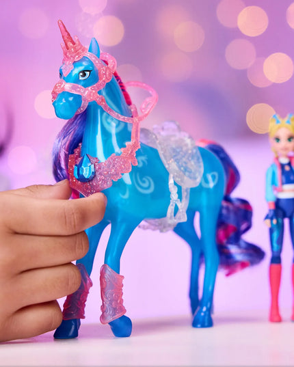 „Unicorn Academy“ vienaragių akademijos figūrėlių rinkinys „Isabel“ ir švytintis „River“