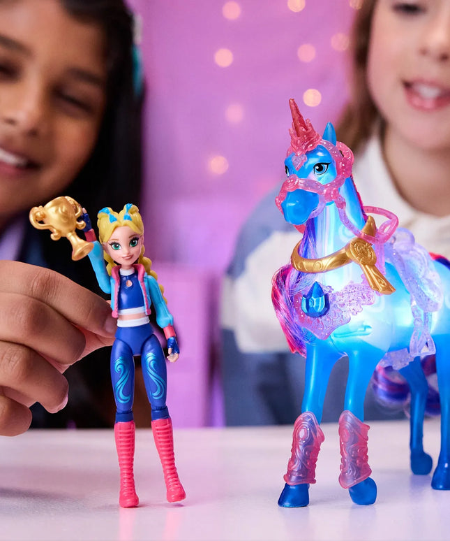„Unicorn Academy“ vienaragių akademijos figūrėlių rinkinys „Isabel“ ir švytintis „River“