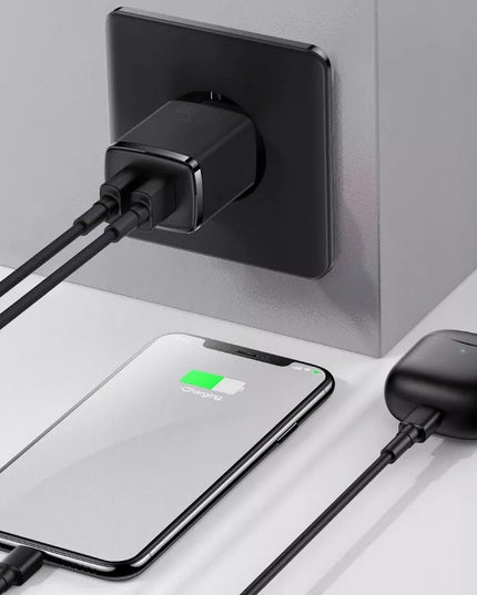 Universalus BASEUS tinklo įkroviklis telefonui, 2x USB 10.5W 2A