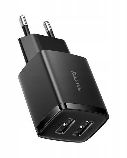 Universalus BASEUS tinklo įkroviklis telefonui, 2x USB 10.5W 2A
