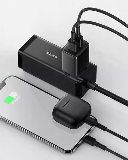 Universalus BASEUS tinklo įkroviklis telefonui, 2x USB 10.5W 2A