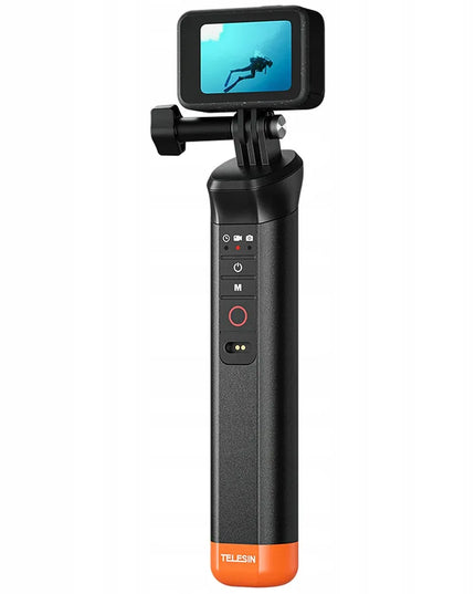 TELESIN plūdrus laikiklis su Bluetooth nuotolinio valdymo pulteliu GoPro kameroms