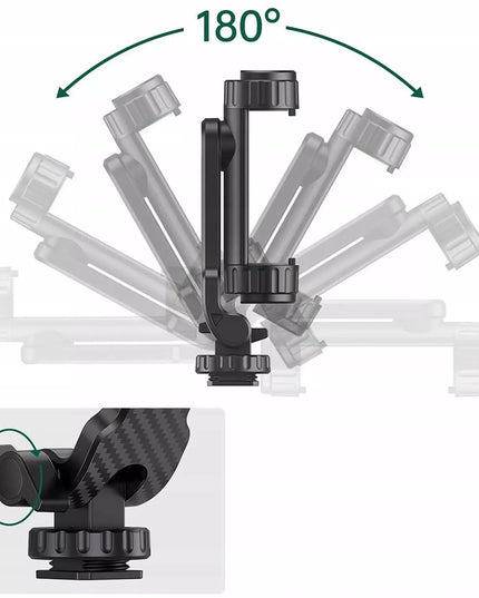 4kom trikojo adapteris telefonui, skirtas fotografavimui, su 1/4 colio sriegiu
