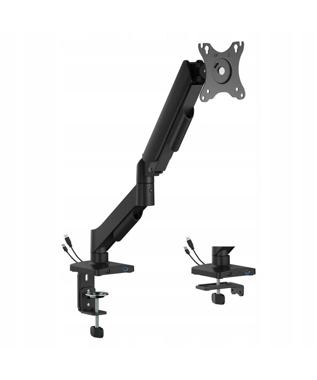 Monitorinis laikiklis Spacetronik iki 9 kg 17-32" VESA USB, stalinis