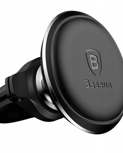 Magnetinis automobilinis telefono laikiklis prie ventiliacijos grotelių, juodas Baseus