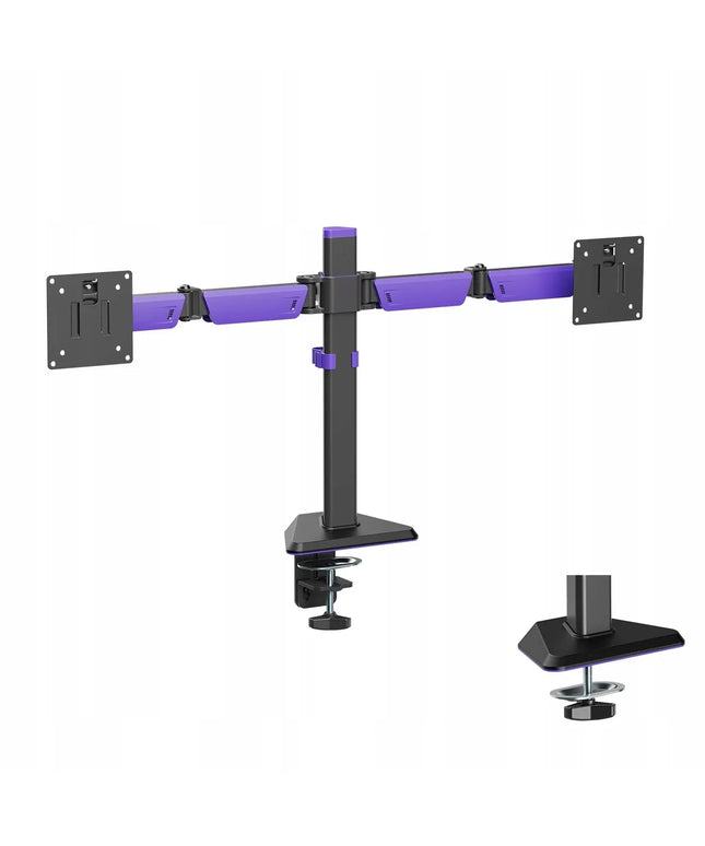 Reguliuojamas Spacetronik laikiklis dviem monitoriams 17-32 colių, 24 kg, VESA