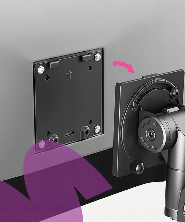 Spacetronik stalinis dviejų monitorių laikiklis, 54 kg, 24–57 colių, VESA