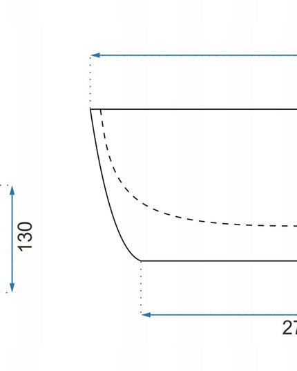 Mažas pilkas stalviršio praustuvas su akmens raštu, skirtas WC REA BELINDA MINI STONE