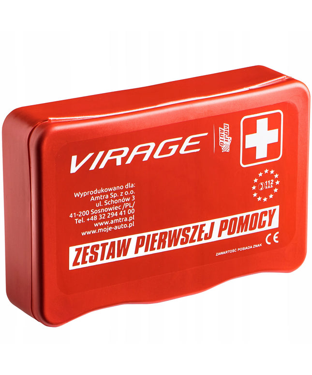 VIRAGE maža automobilinė pirmosios pagalbos vaistinėlė dėžutėje