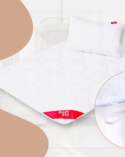 Vaikiška antialerginė patalynė, komplektas, Antklodė 100x135 + Pagalvė 40x60 Softimi