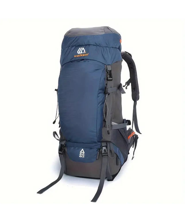 Vandeniui atspari kuprinė, skirta žygiams, stovyklavimui, 65L