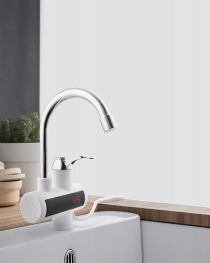 Elektrinis vandens šildytuvas, maišytuvas su LCD ekranu