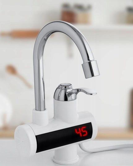 Elektrinis vandens šildytuvas, maišytuvas su LCD ekranu