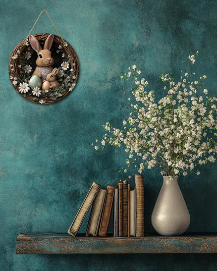 Velykų Kiškio Žavesys – Bohemiškas Sienos Vainikas, Dekoracija