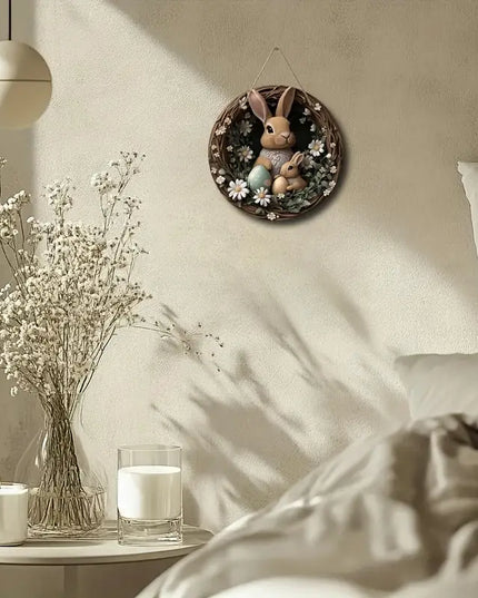 Velykų Kiškio Žavesys – Bohemiškas Sienos Vainikas, Dekoracija