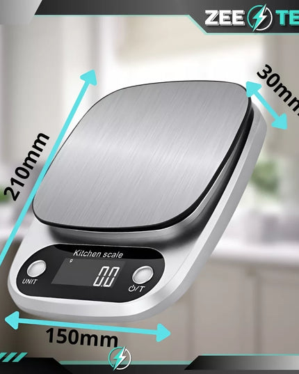 ELEKTRONINĖ VIRTUVINĖ SVARSTYKLĖS TIKSLIOS 1 g | 5 kg JUVELYRINĖS + BATERIJOS