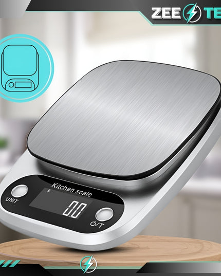 ELEKTRONINĖ VIRTUVINĖ SVARSTYKLĖS TIKSLIOS 1 g | 5 kg JUVELYRINĖS + BATERIJOS