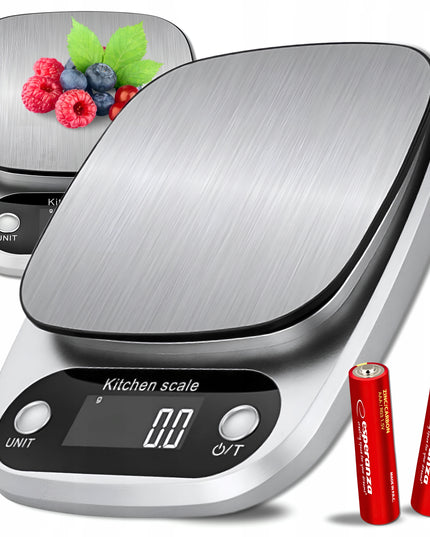ELEKTRONINĖ VIRTUVINĖ SVARSTYKLĖS TIKSLIOS 1 g | 5 kg JUVELYRINĖS + BATERIJOS