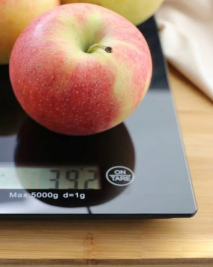 RETOO elektroninės virtuvinės svarstyklės su LCD ekranu, tikslios iki 1g, iki 5kg