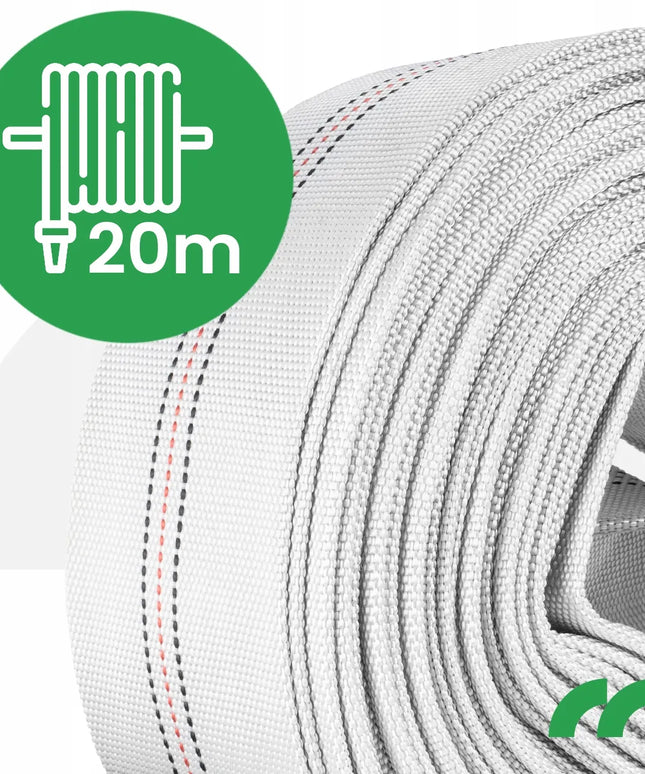„Maltec MasterHose200“ gaisrinė žarna, 20 m, 2 colių (52 mm), su greitosiomis jungtimis