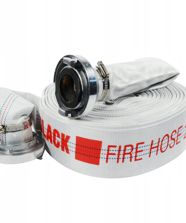 GAISRINĖ ŽARNA ŠULINIUI IR NEŠVARIAM VANDENIUI 52 mm 2 coliai 30 m + GREITOSIOS JUNGTYS BLACK