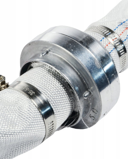 GAISRINĖ ŽARNA ŠULINIUI IR NEŠVARIAM VANDENIUI 52 mm 2 coliai 30 m + GREITOSIOS JUNGTYS BLACK