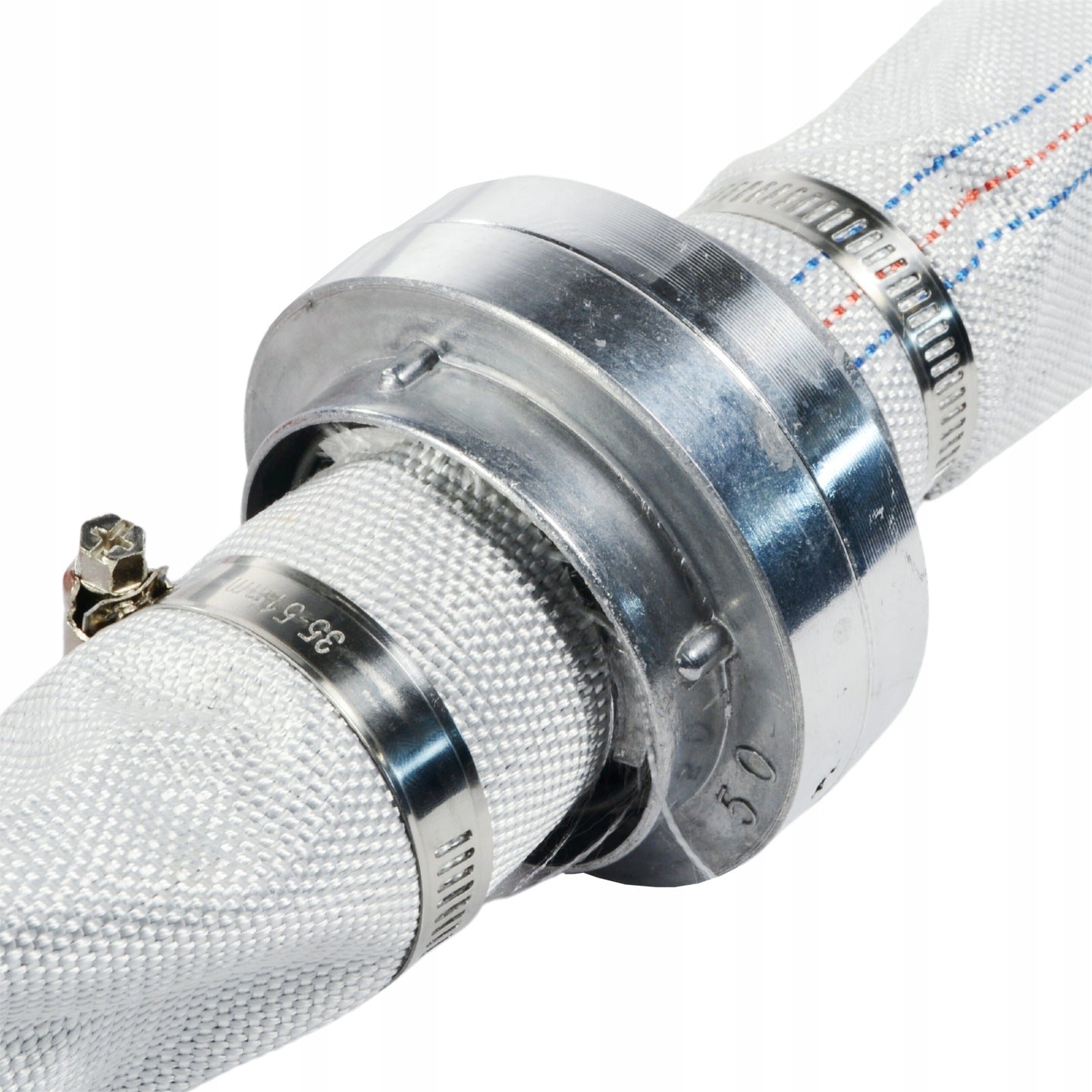 GAISRINĖ ŽARNA ŠULINIUI IR NEŠVARIAM VANDENIUI 52 mm 2 coliai 30 m + GREITOSIOS JUNGTYS BLACK