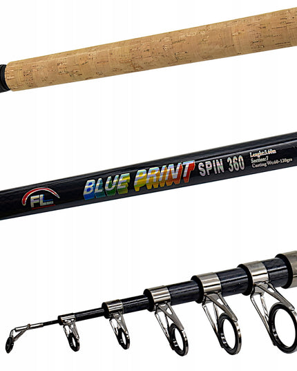 Meškerė 3,0 m FL BLUE PRINT SPINNINGINĖ 300 / 60-120 gr