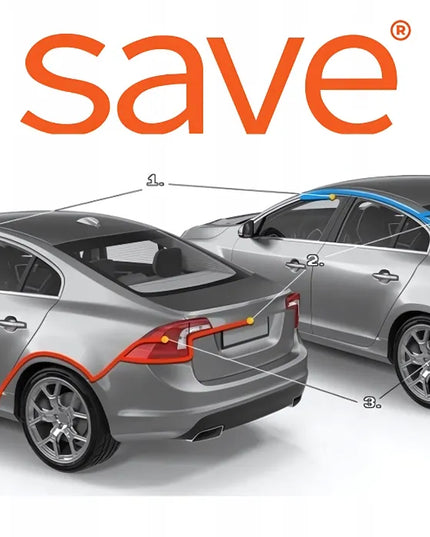 Automobilinis vaizdo registratorius veidrodėlyje „Save S-600“ su galine kamera