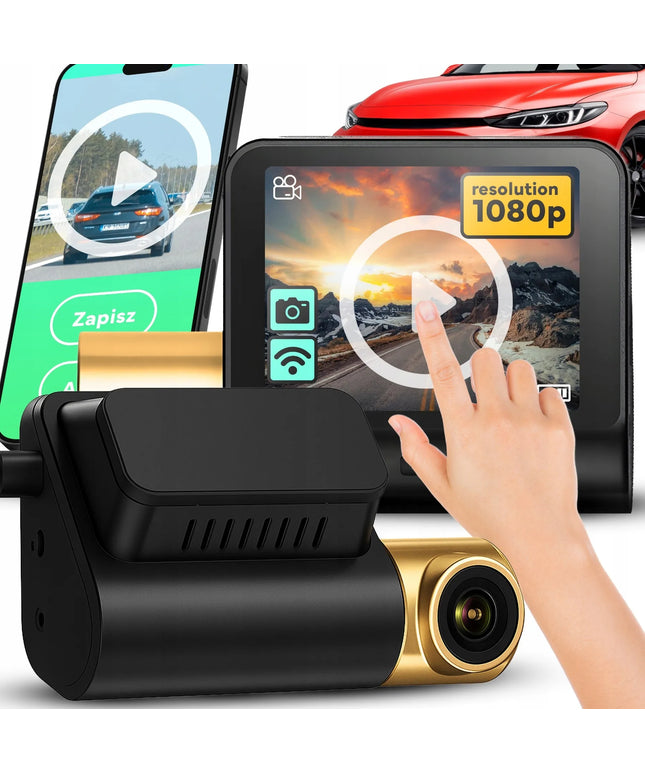 Automobilinis vaizdo registratorius RETOO, Full HD, GPS modulis, G-sensorius