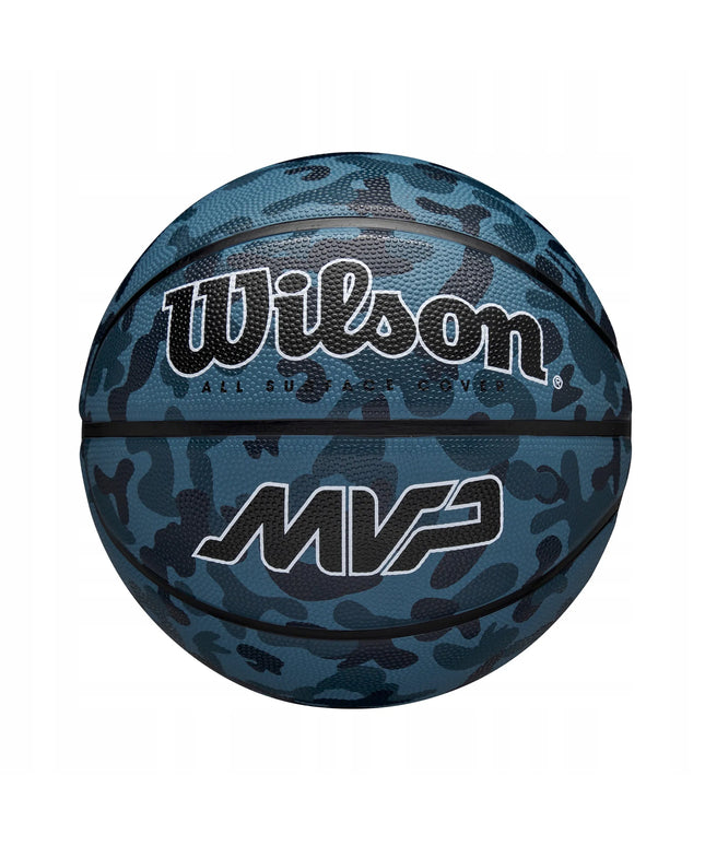 WILSON MVP 6 CAMO Blue krepšinio kamuolys guminis gatvės krepšiniui