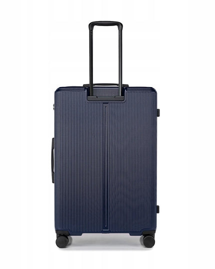 WITTCHEN didelis lagaminas 56-3A-603-90 iš ABS su smulkiomis juostelėmis, tamsiai mėlynas, 96 l