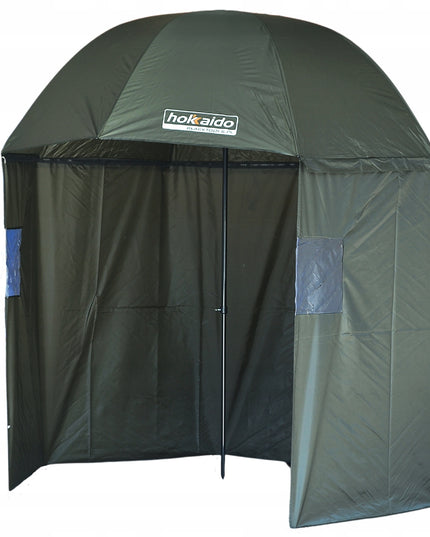 Neperšlampamas meškeriojimo skėtis-palapinė su šoniniais elementais 3/4 2,2m HOKKAIDO + kuoliukas!