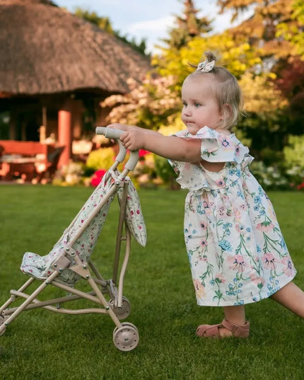 WOOPIE ROYAL lėlių vežimėlis „Vintage Rose“