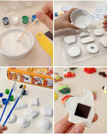 WOOPIE kūrybinis „DIY“ rinkinys su dažais – vienaragiai